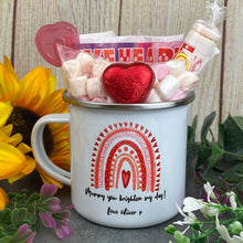 Load image into Gallery viewer, Personalised Mummy You Brighten My Day Enamel Mug