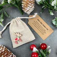 Load image into Gallery viewer, Nordic Heart Reindeer Food Bag, Reindeer, Christmas, Christmas Eve Gift, Rudolph Food