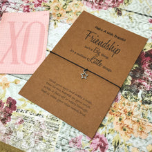 Load image into Gallery viewer, Friendship Isn't A Big Thing, It's A Million Little Things Wish Bracelet-The Persnickety Co