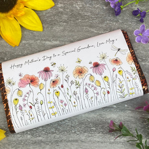Happy Mother's Day To A Special Grandma Personalised Chocolate Bar