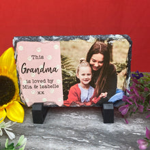 Load image into Gallery viewer, Personalised Slate Photo Print