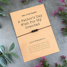 Load image into Gallery viewer, A Father's Day Wish For My Grandad-The Persnickety Co