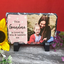 Load image into Gallery viewer, Personalised Slate Photo Print-The Persnickety Co