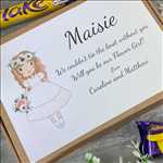 Load image into Gallery viewer, Flower Girl Proposal Chocolate Box-7-The Persnickety Co