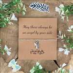 Load image into Gallery viewer, May There Always Be An Angel By Your Side Beaded Bracelet-7-The Persnickety Co