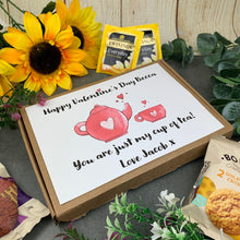 Load image into Gallery viewer, My Cup of Tea Personalised Valentines Day Gift Box