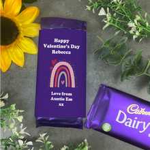 Load image into Gallery viewer, Personalised rainbow Chocolate Bar-The Persnickety Co