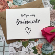 Load image into Gallery viewer, Will You Be My Bridesmaid Card-3-The Persnickety Co