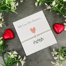 Load image into Gallery viewer, Valentine's Beaded Bracelet