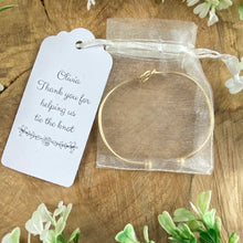 Load image into Gallery viewer, Bridesmaid Knot Bangle Thank You Gift-6-The Persnickety Co