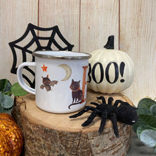 Load image into Gallery viewer, Personalised Halloween Enamel Mug