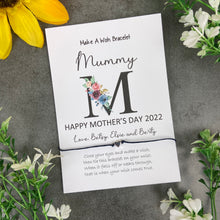 Load image into Gallery viewer, Happy Mother's day - Personalised Wish Bracelet For Mum