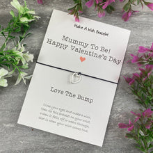 Load image into Gallery viewer, Mummy To Be Happy Valentine's Day Wish Bracelet-2-The Persnickety Co