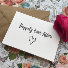 Load image into Gallery viewer, Happily Ever After Wedding Card-2-The Persnickety Co