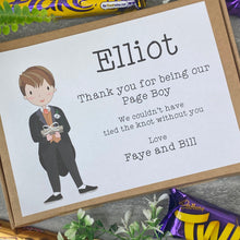 Load image into Gallery viewer, Page Boy Thank You Chocolate Box-5-The Persnickety Co