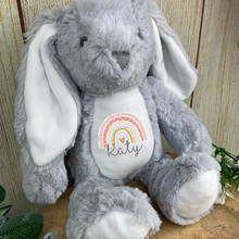 Load image into Gallery viewer, Rainbow Personalised Bunny Rabbit Soft Toy