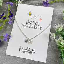 Load image into Gallery viewer, Bee My Valentine Necklace-4-The Persnickety Co