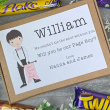Load image into Gallery viewer, Page Boy Proposal Chocolate Box-6-The Persnickety Co