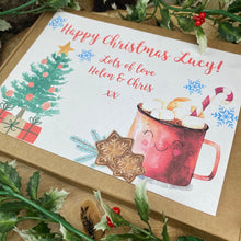 Load image into Gallery viewer, Personalised Christmas Hot Chocolate Box