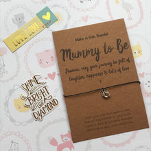 Load image into Gallery viewer, Mummy To Be Make a Wish Bracelet - Personalised-6-The Persnickety Co