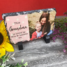 Load image into Gallery viewer, Personalised Slate Photo Print