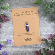 Load image into Gallery viewer, Crystal Necklace  - A Little Wish For Peace And Protection