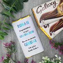 Load image into Gallery viewer, Exam Congratulations - Graduation Chocolate Bar - Blue