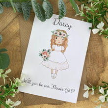 Load image into Gallery viewer, Wedding Card - Will You Be Our Flower Girl?-The Persnickety Co
