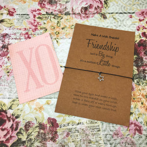 Friendship Isn't A Big Thing, It's A Million Little Things Wish Bracelet-5-The Persnickety Co