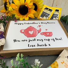 Load image into Gallery viewer, My Cup of Tea Personalised Valentines Day Gift Box