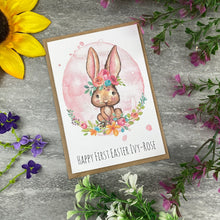 Load image into Gallery viewer, Cute Rabbit Happy First Easter Card