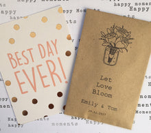 Load image into Gallery viewer, Let Love Bloom - 12 x Wedding Favours - Custom Made / Personalised To Order-The Persnickety Co