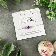 Load image into Gallery viewer, Amethyst Gemstone Necklace and Bracelet-The Persnickety Co