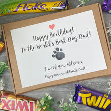 Load image into Gallery viewer, Happy Birthday Dog Dad / Mum - Personalised Chocolate Box-5-The Persnickety Co