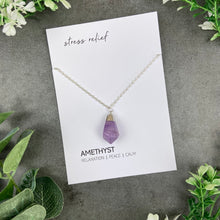 Load image into Gallery viewer, Amethyst Necklace - Stress Relief