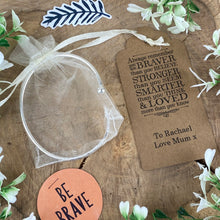 Load image into Gallery viewer, Always Remember You Are Braver Than You Believe Feather Bangle-7-The Persnickety Co