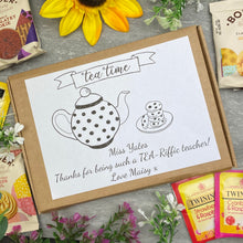 Load image into Gallery viewer, TEA-Riffic Teacher Tea and Biscuit Box-9-The Persnickety Co