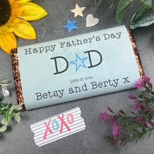 Load image into Gallery viewer, Happy Father's Day Dad Personalised Chocolate Bar