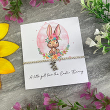Load image into Gallery viewer, A little Gift From The Easter Bunny Floral Beaded Bracelet
