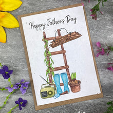 Load image into Gallery viewer, Fathers Day Garden Plantable Seed Card