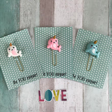 Load image into Gallery viewer, Narwhal Paper Clip-10-The Persnickety Co