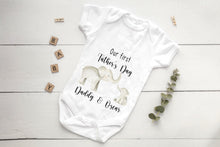 Load image into Gallery viewer, Elephant First Father's Day Bib and Vest