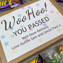 Load image into Gallery viewer, Woo Hoo! You Passed - Personalised Chocolate Box-2-The Persnickety Co