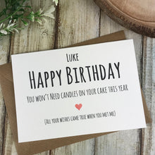Load image into Gallery viewer, Personalised Humorous Birthday Card-4-The Persnickety Co
