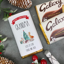 Load image into Gallery viewer, Merry Christmas Grandma - Personalised Chocolate Bar