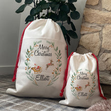 Load image into Gallery viewer, Personalised Santa Sleigh Christmas Sack-The Persnickety Co
