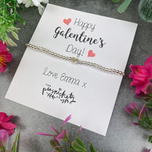 Load image into Gallery viewer, Personalised Galentine's Day Beaded Bracelet