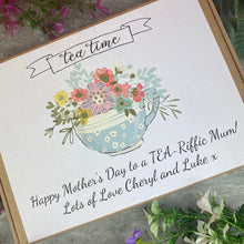 Load image into Gallery viewer, Personalised Mother's Day Tea and Biscuit Box