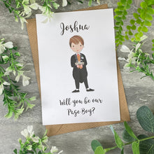 Load image into Gallery viewer, Will You Be Our Page Boy Card-2-The Persnickety Co