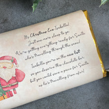 Load image into Gallery viewer, Christmas Eve Personalised Chocolate Bar